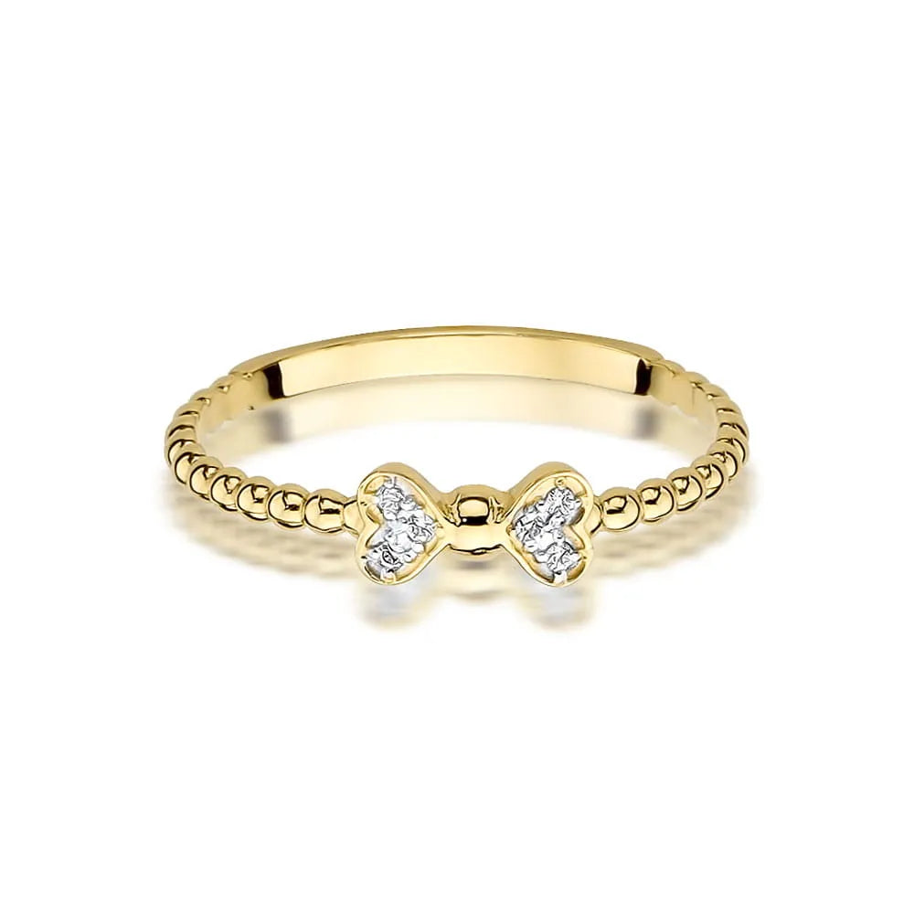 zlatý prsteň s diamantmi 0,03 ct w0523-diw-01
