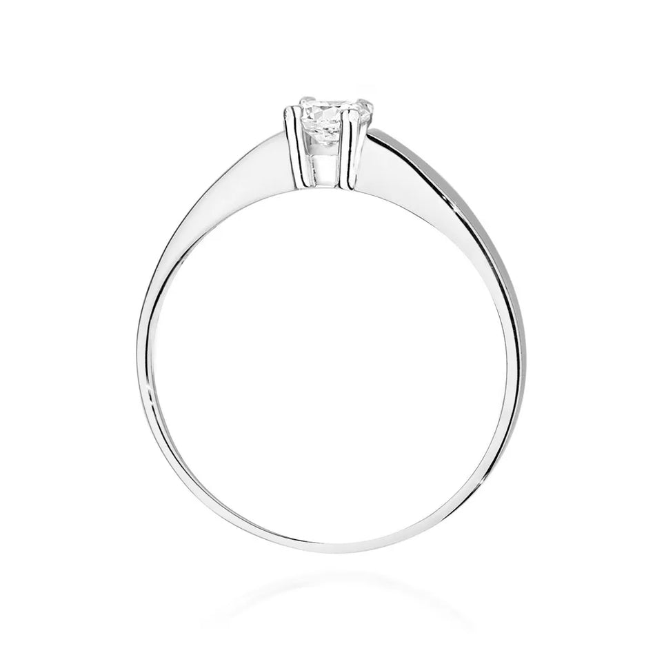 zlatý prsteň s diamantom 0,25 ct w0524-diw-05