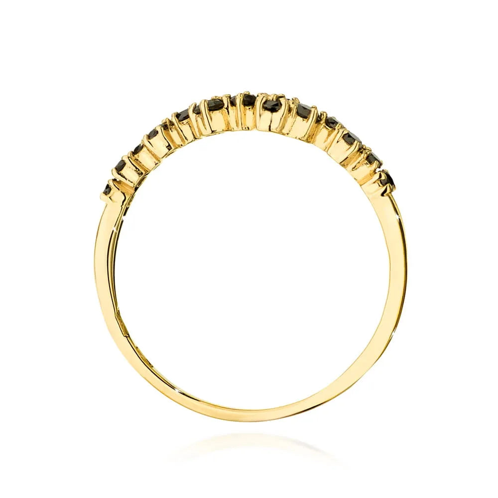 zlatý prsteň s 0,326 ct čiernymi diamantmi w0528-dib-01