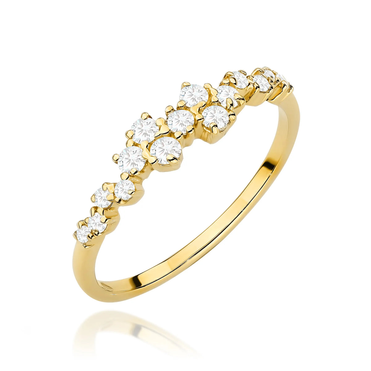 zlatý prsteň so 0,326 ct diamantmi w0528-diw-01