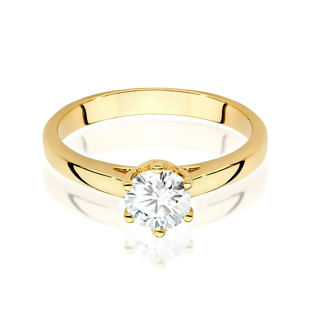 zlatý prsteň s diamantom 0,70 ct w0540-diw-04