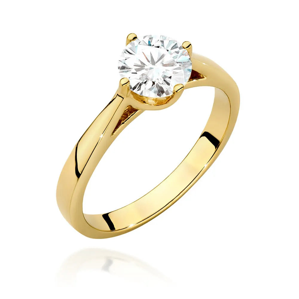 zlatý prsteň s diamantom 1,00 ct w0543-diw-04