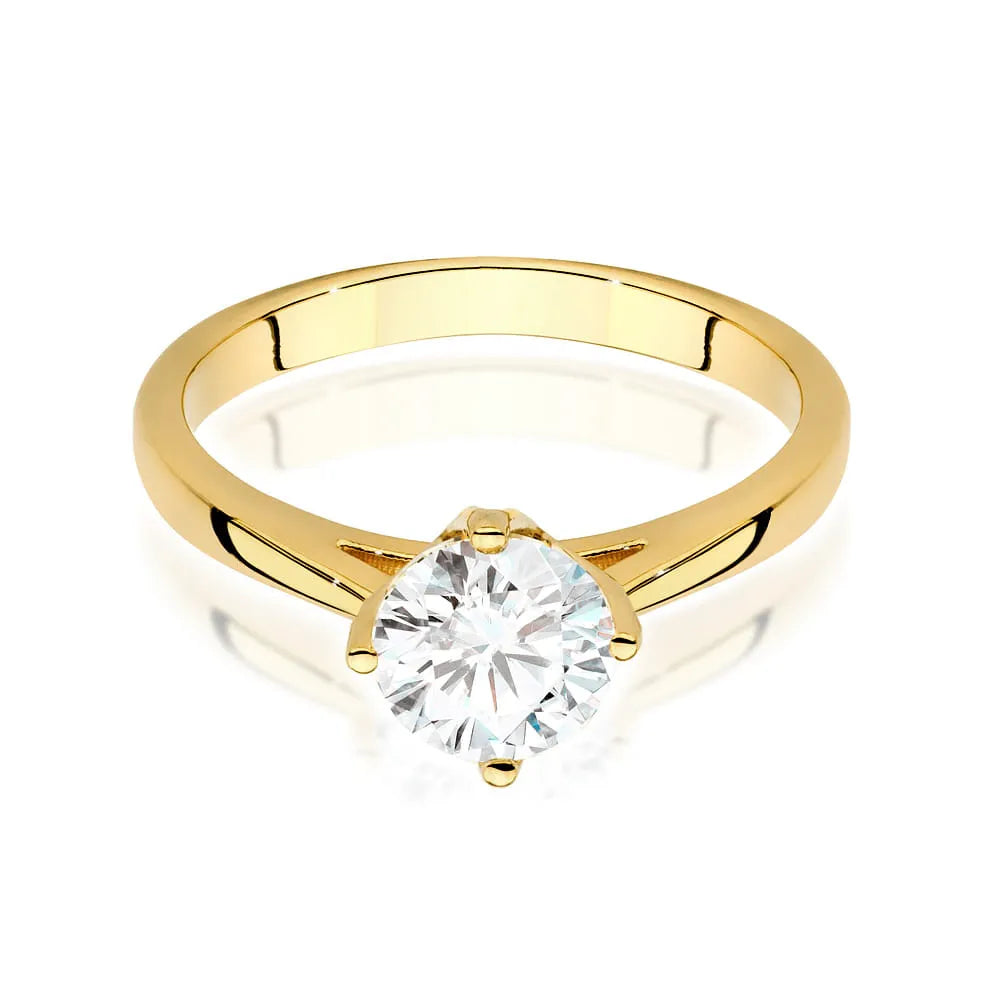 zlatý prsteň s diamantom 1,00 ct w0543-diw-04