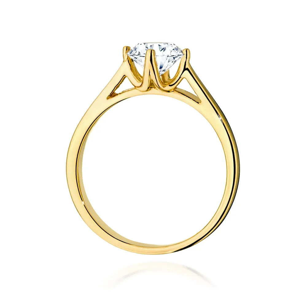 zlatý prsteň s diamantom 1,00 ct w0543-diw-04