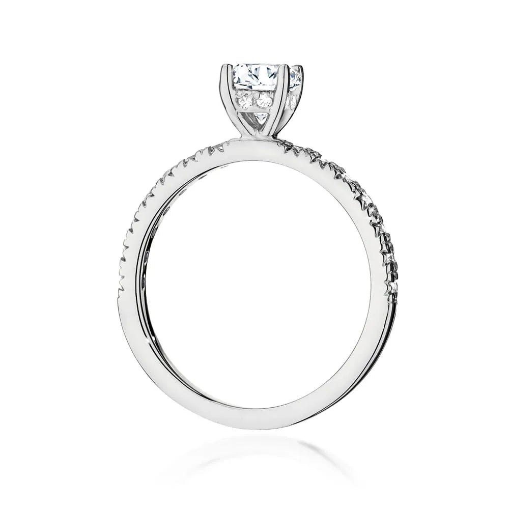 zlatý prsteň s diamantom 0,50 ct a postrannými diamantmi 0,243 ct w0546-diw-02