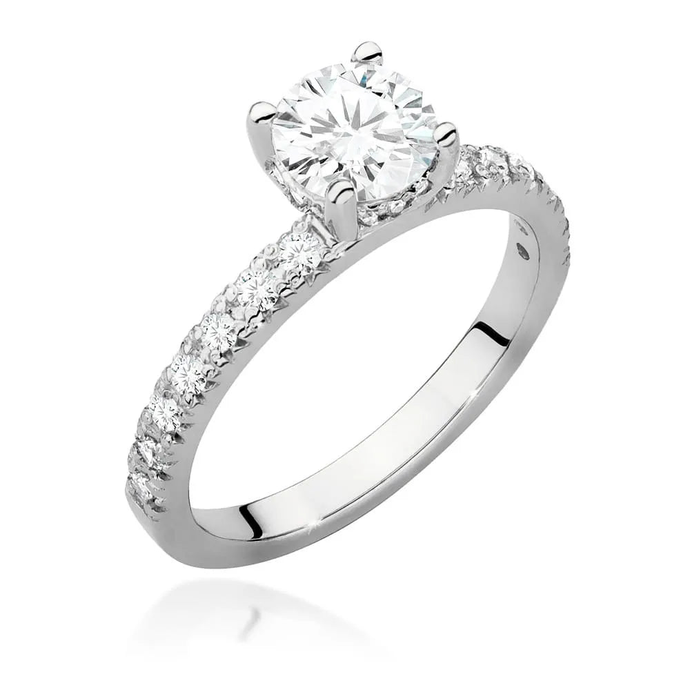 zlatý prsteň s diamantom 0,70 ct a postrannými diamantmi 0,263 ct w0546-diw-03