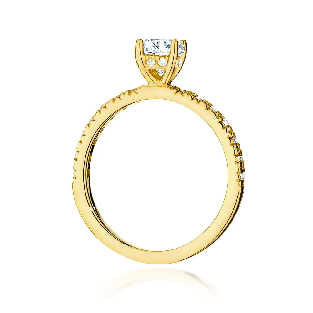 zlatý prsteň s diamantom 0,50 ct a postrannými diamantmi 0,243 ct w0546-diw-02