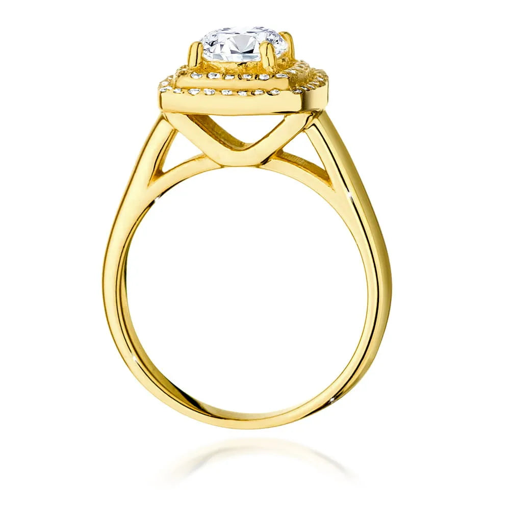 zlatý prsteň s diamantom 0,70 ct a postrannými diamantmi 0,28 ct w0548-diw-03
