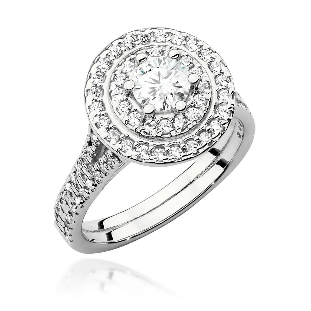 zlatý prsteň s diamantom 0,50 ct a postrannými diamantmi 0,613 ct w0549-diw-02