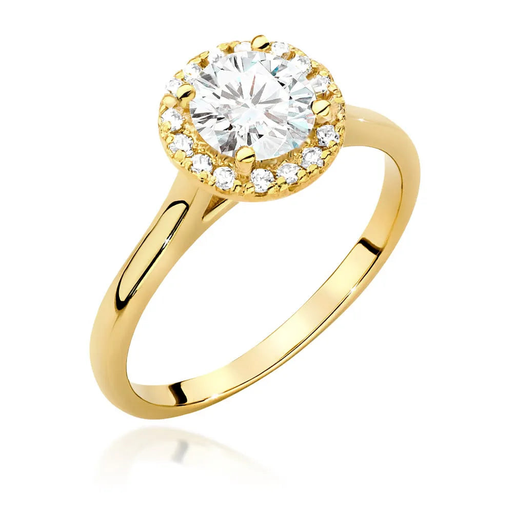 zlatý prsteň s diamantom 0,70 ct a postrannými diamantmi 0,138 ct w0550-diw-03