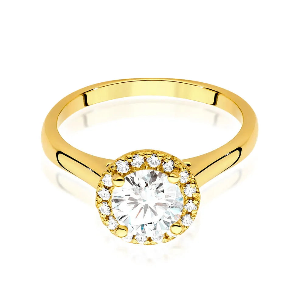 zlatý prsteň s diamantom 0,70 ct a postrannými diamantmi 0,138 ct w0550-diw-03