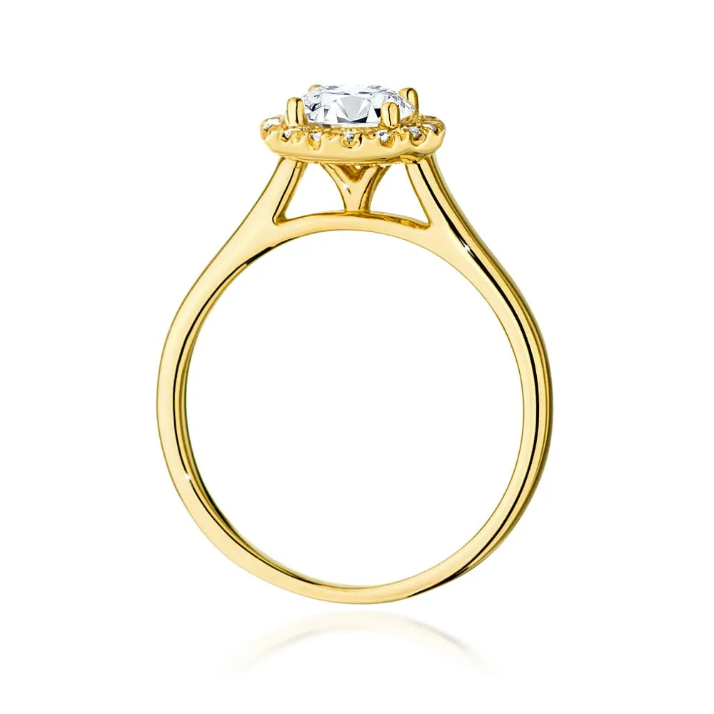 zlatý prsteň s diamantom 0,70 ct a postrannými diamantmi 0,138 ct w0550-diw-03