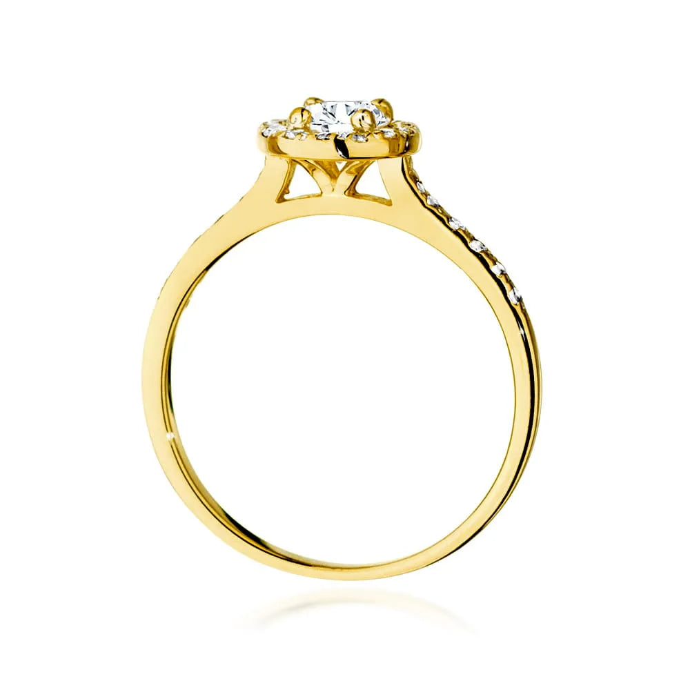 zlatý prsteň s diamantom 0,50 ct a postrannými diamantmi 0,241 ct w0551-diw-02