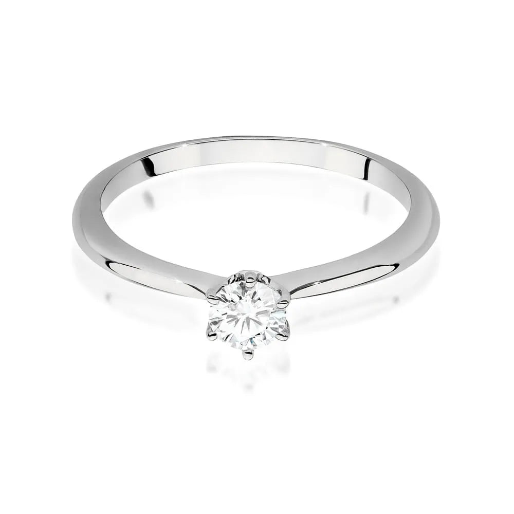 zlatý prsteň s diamantom 0,40 ct w0553-diw-01