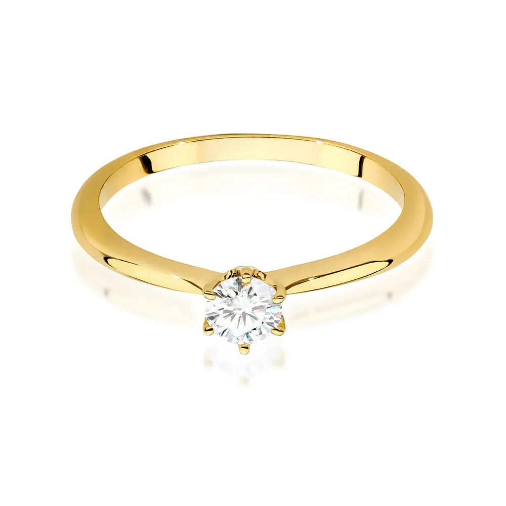 zlatý prsteň s diamantom 0,40 ct w0553-diw-01