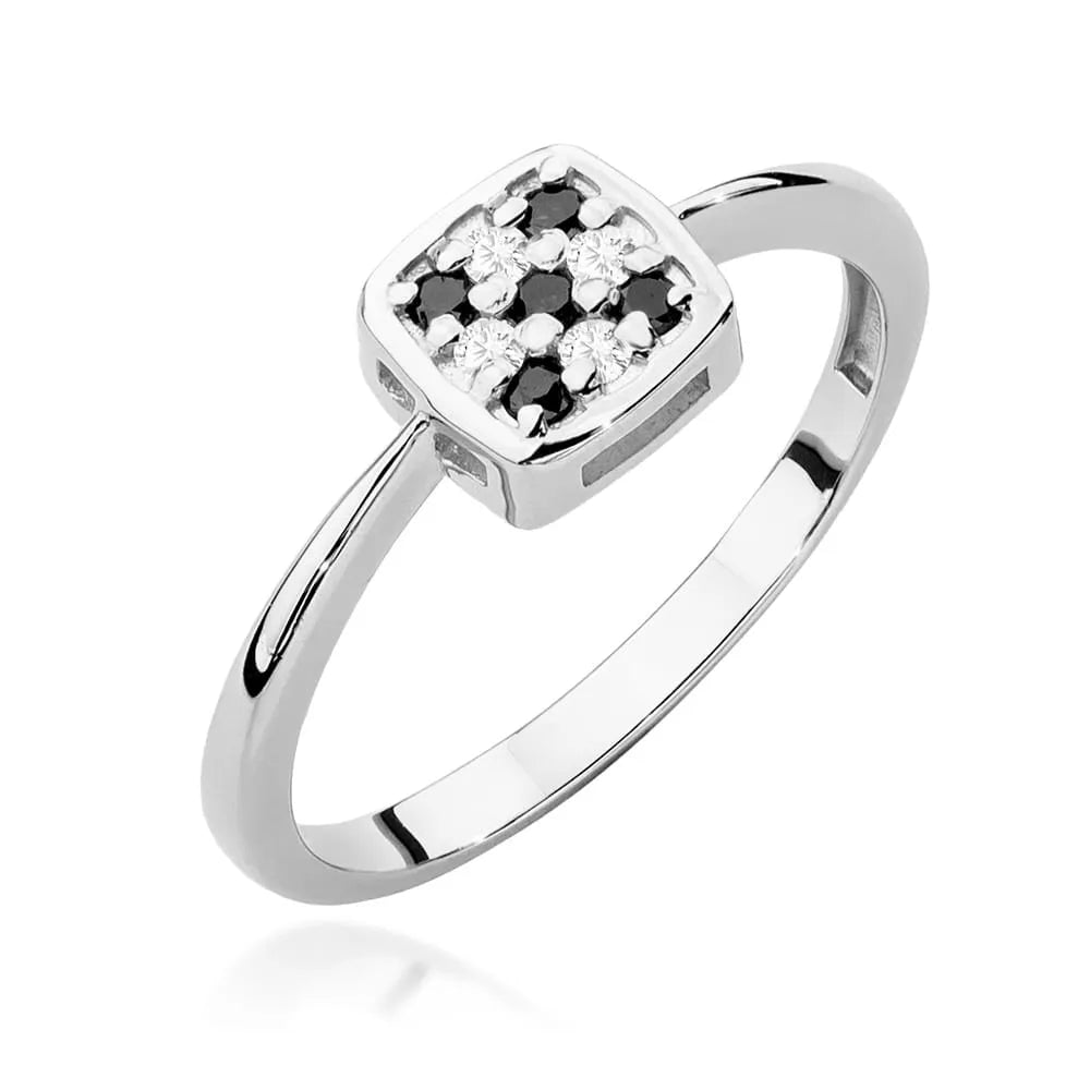 zlatý prsteň s 0,14 ct čiernymi diamantmi w0555-dib-01
