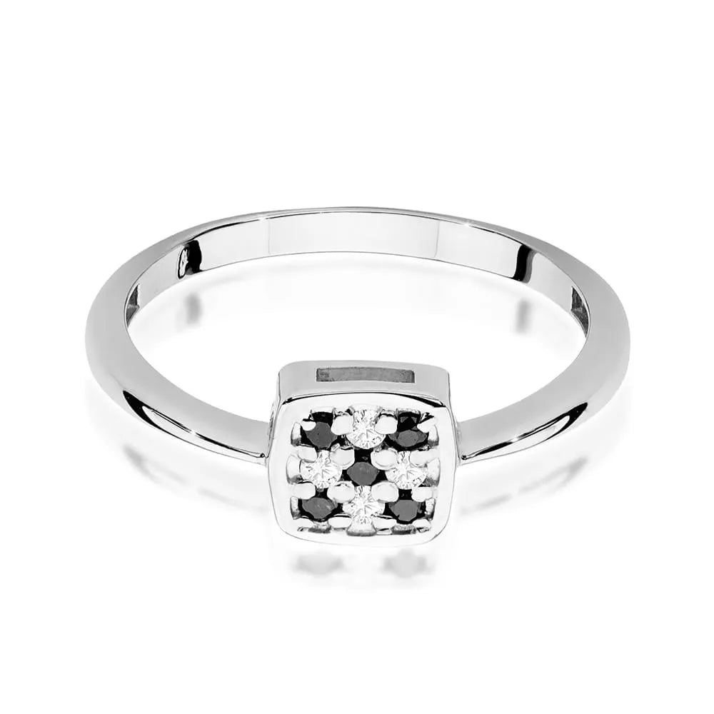 zlatý prsteň s 0,14 ct čiernymi diamantmi w0555-dib-01