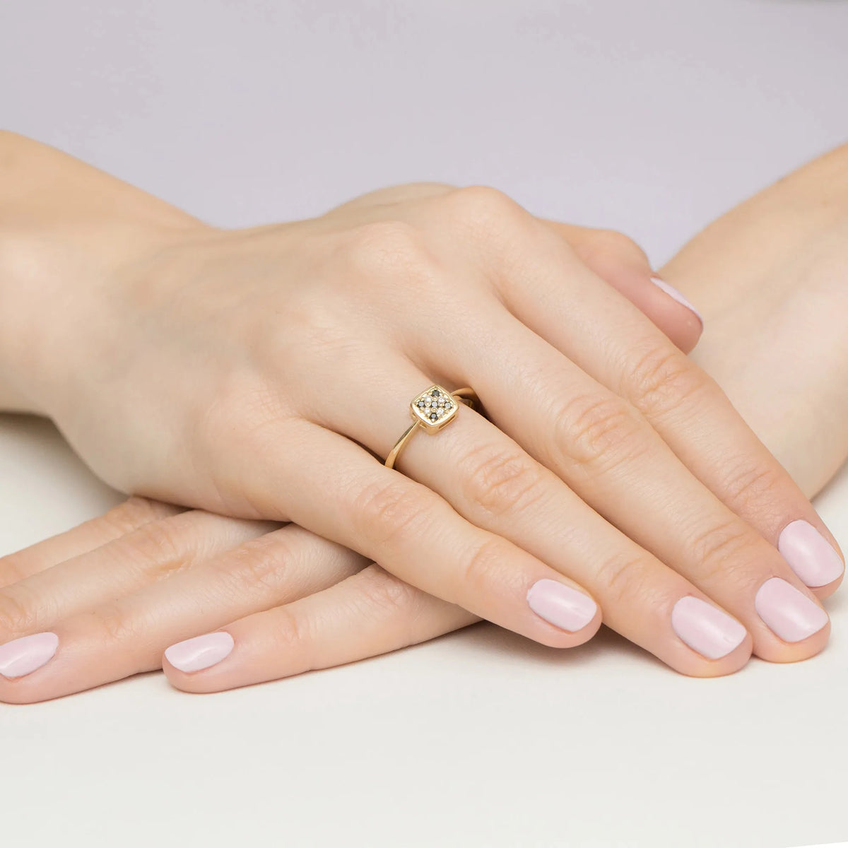 zlatý prsteň s 0,14 ct čiernymi diamantmi w0555-dib-01