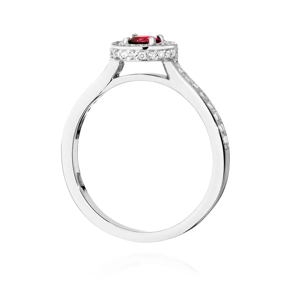 zlatý prsteň s 0,30 ct rubínom a 0,343 ct postrannými diamantmi w0559-rur-01