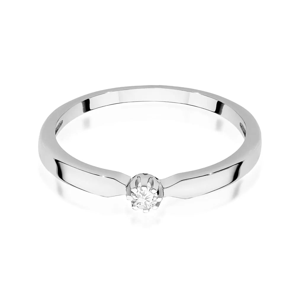 zlatý prsteň s diamantom 0,04 ct w0561-diw-01