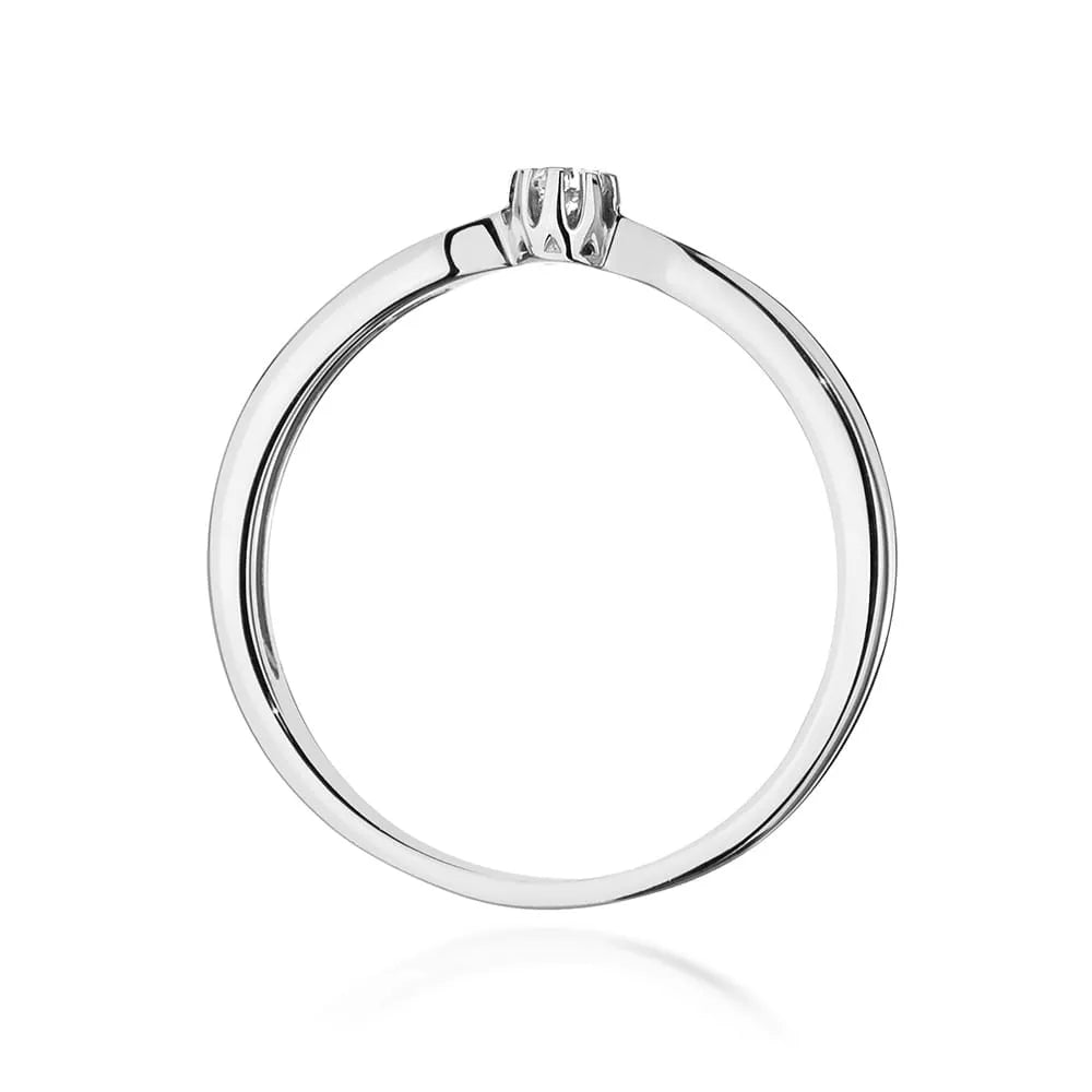 zlatý prsteň s diamantom 0,04 ct w0561-diw-01