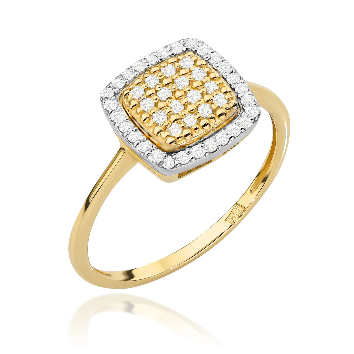 zlatý prsteň s diamantmi 0,278 ct w0568-diw-01