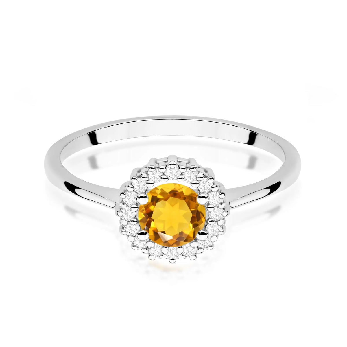 zlatý-prsteň-0,50ct-citrín-a-diamanty-kvet