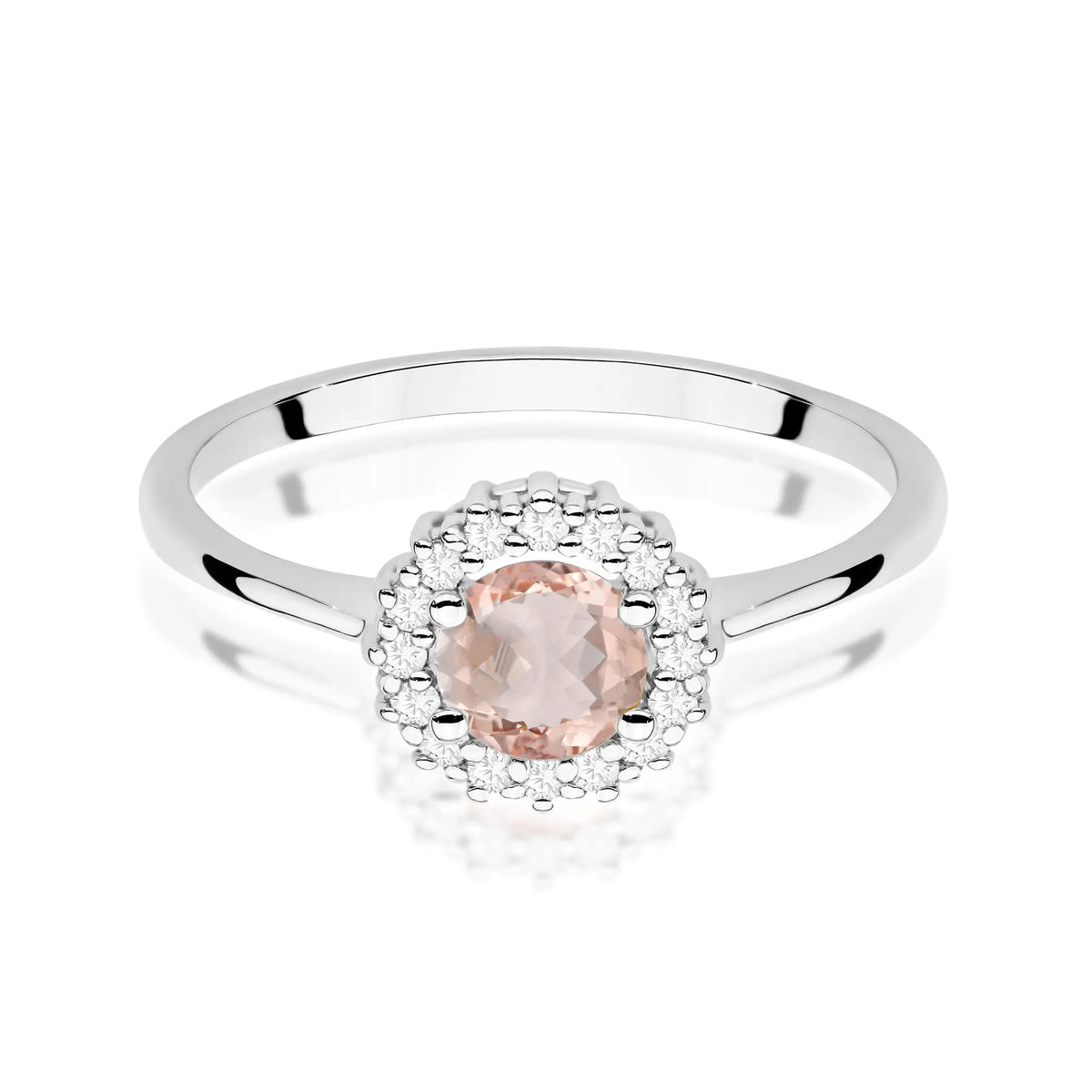 zlatý prsteň s 0,40 ct morganitom a 0,14 ct diamantmi w0572-mop-01
