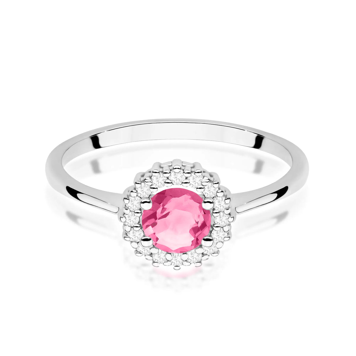 zlatý-prsteň-0,60ct-ružový-topás-a-diamanty-kvet