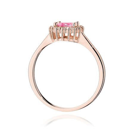 gold-ring-060ct-pink-topaz-and-diamonds-flower