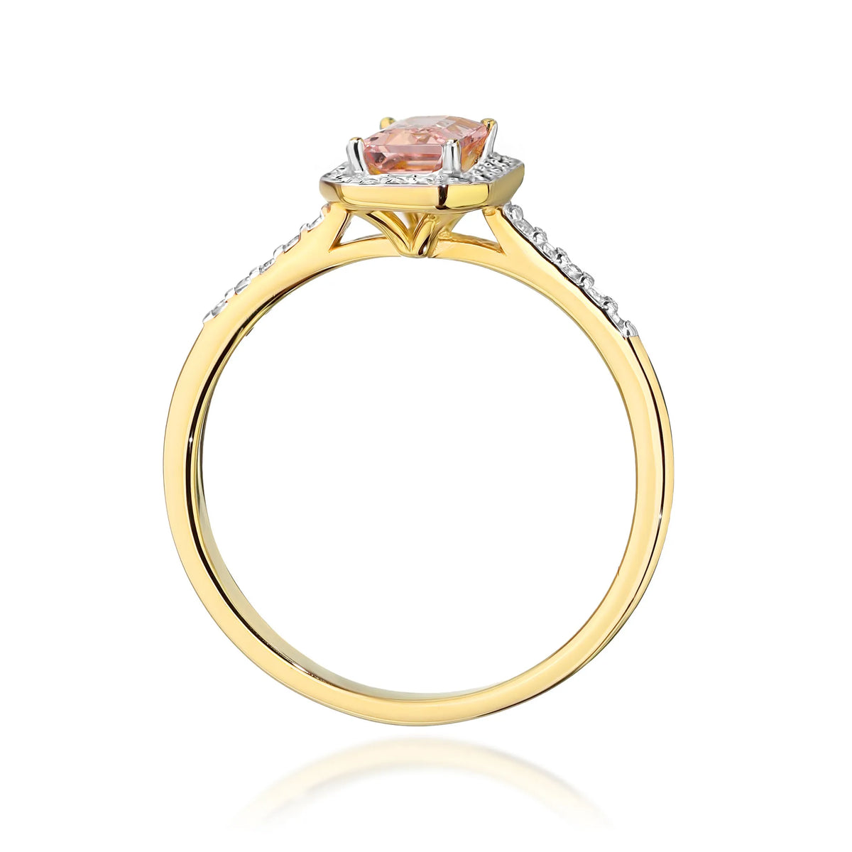 zlatý prsteň s 0,60 ct morganitom a 0,186 ct diamantmi w0575-mop-01