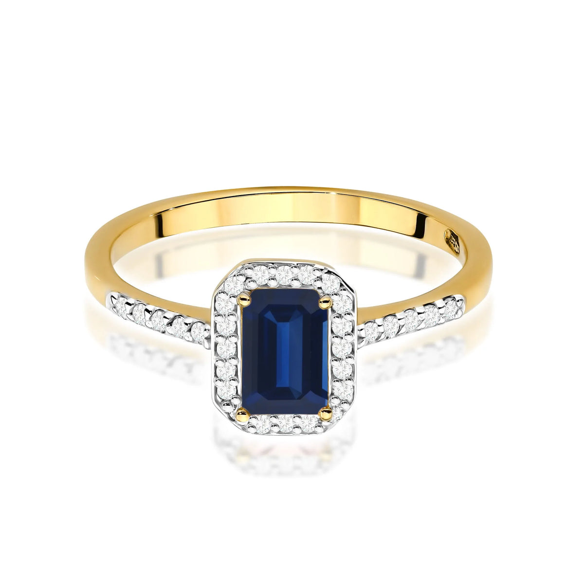 zlatý prsteň so zafírom 0,60 ct a diamantmi 0,186 ct w0575-sab-01