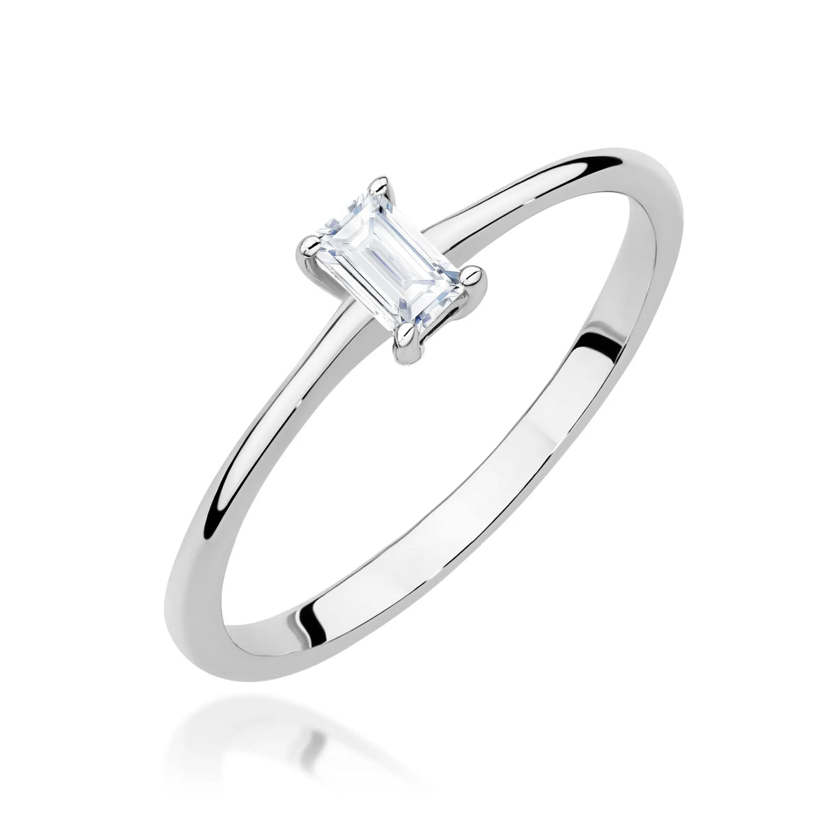 zlatý prsteň s diamantom 0,15 ct w0592-diw-01