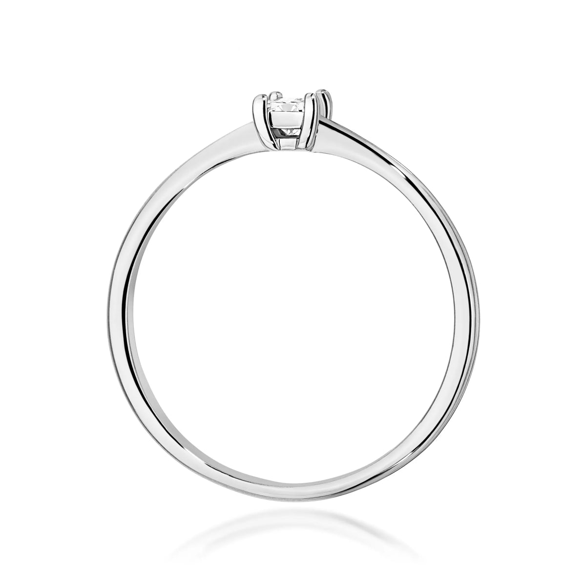 zlatý prsteň s diamantom 0,15 ct w0592-diw-01
