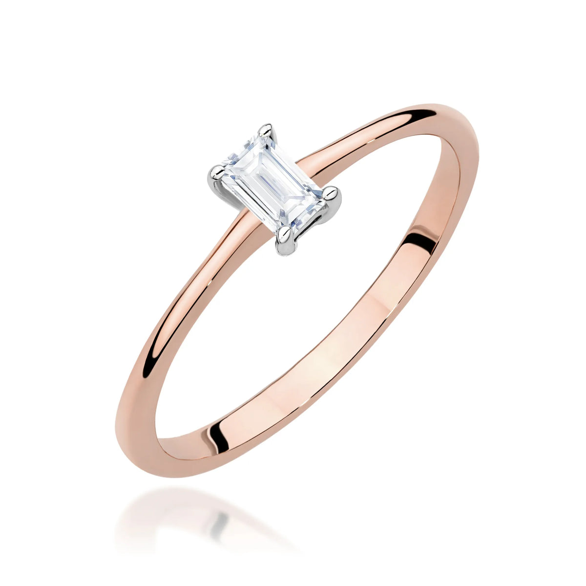 zlatý prsteň s diamantom 0,15 ct w0592-diw-01