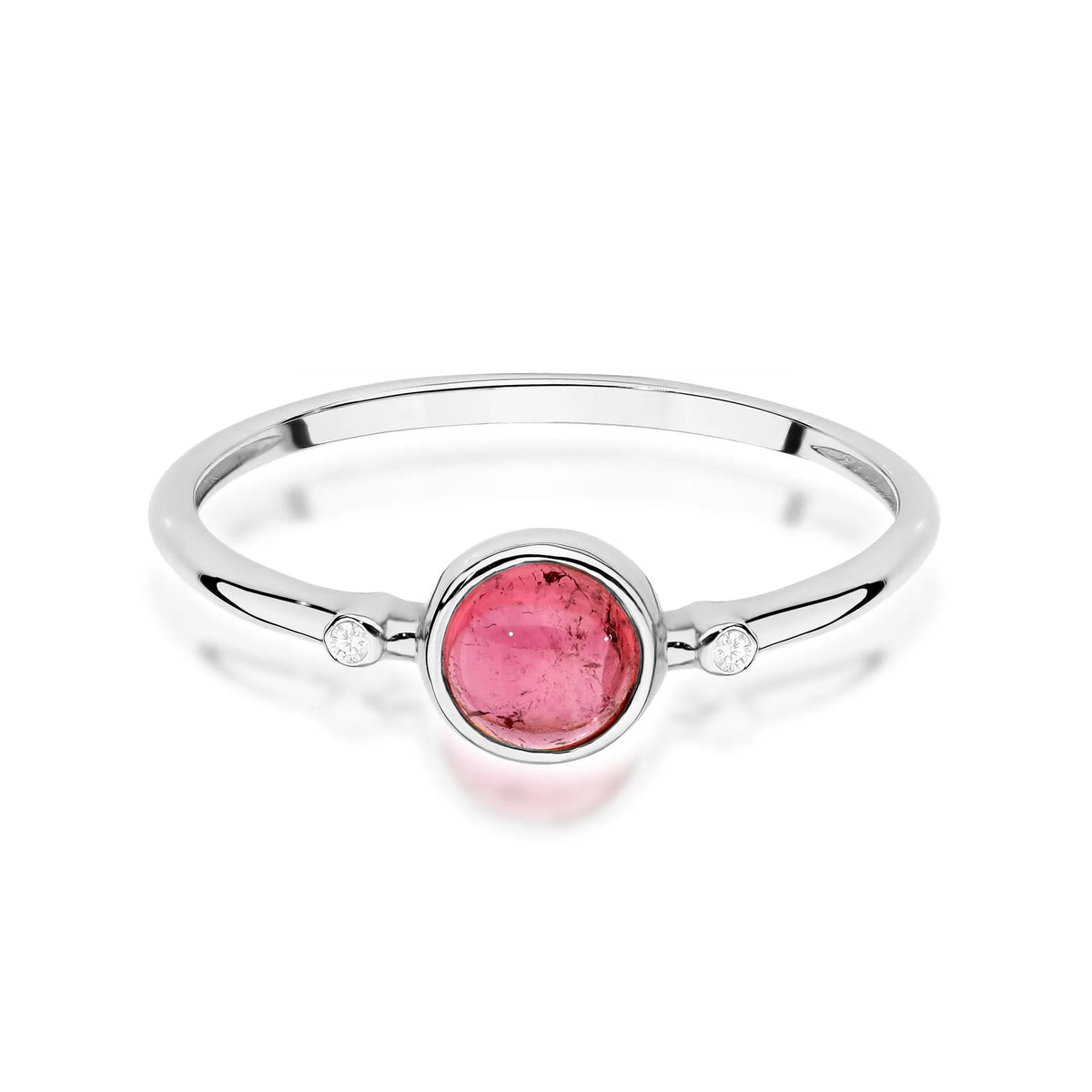 zlatý prsteň s ružovým turmalínom 0,60 ct a diamantmi 0,01 ct w0597-tmp-01