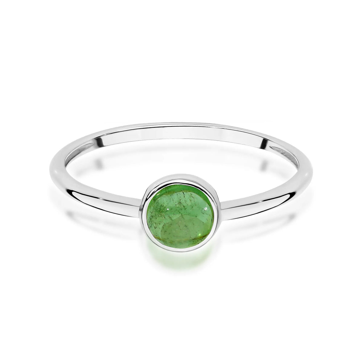 zlatý prsteň s 1,00 ct zeleným turmalínom w0598-tmg-01