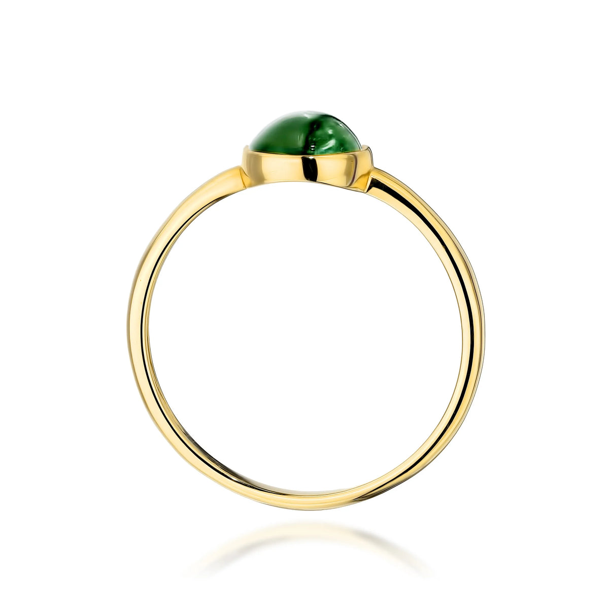 zlatý prsteň s 1,00 ct zeleným turmalínom w0598-tmg-01