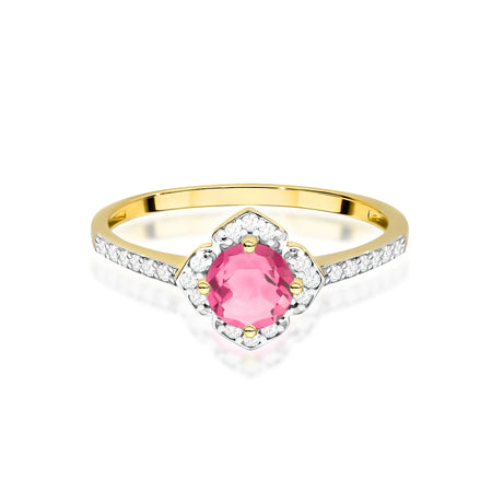gold-ring-flower-with-0-60ct-pink-topaz-and-diamonds-w0603-top-01