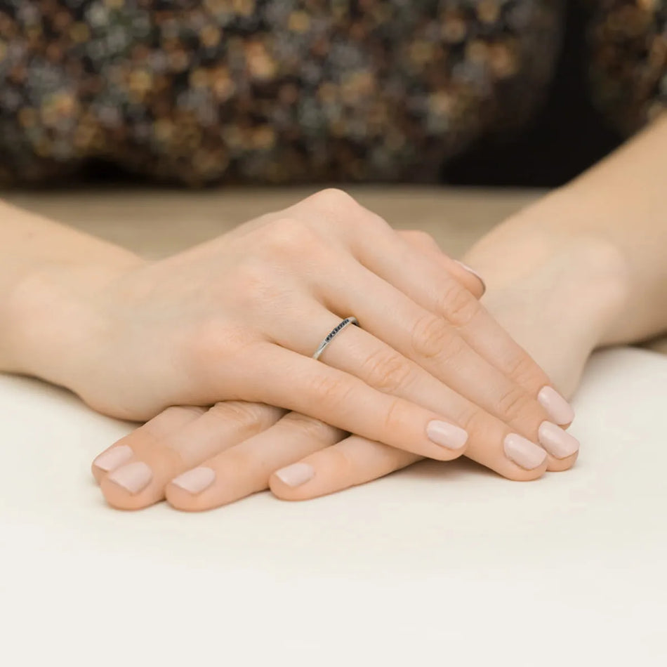 zlatý prsteň s 0,035 ct čiernymi diamantmi w0607-dib-02