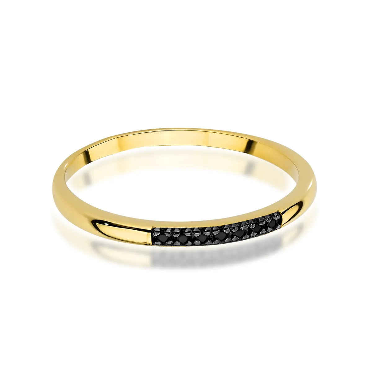 zlatý prsteň s 0,035 ct čiernymi diamantmi w0607-dib-02