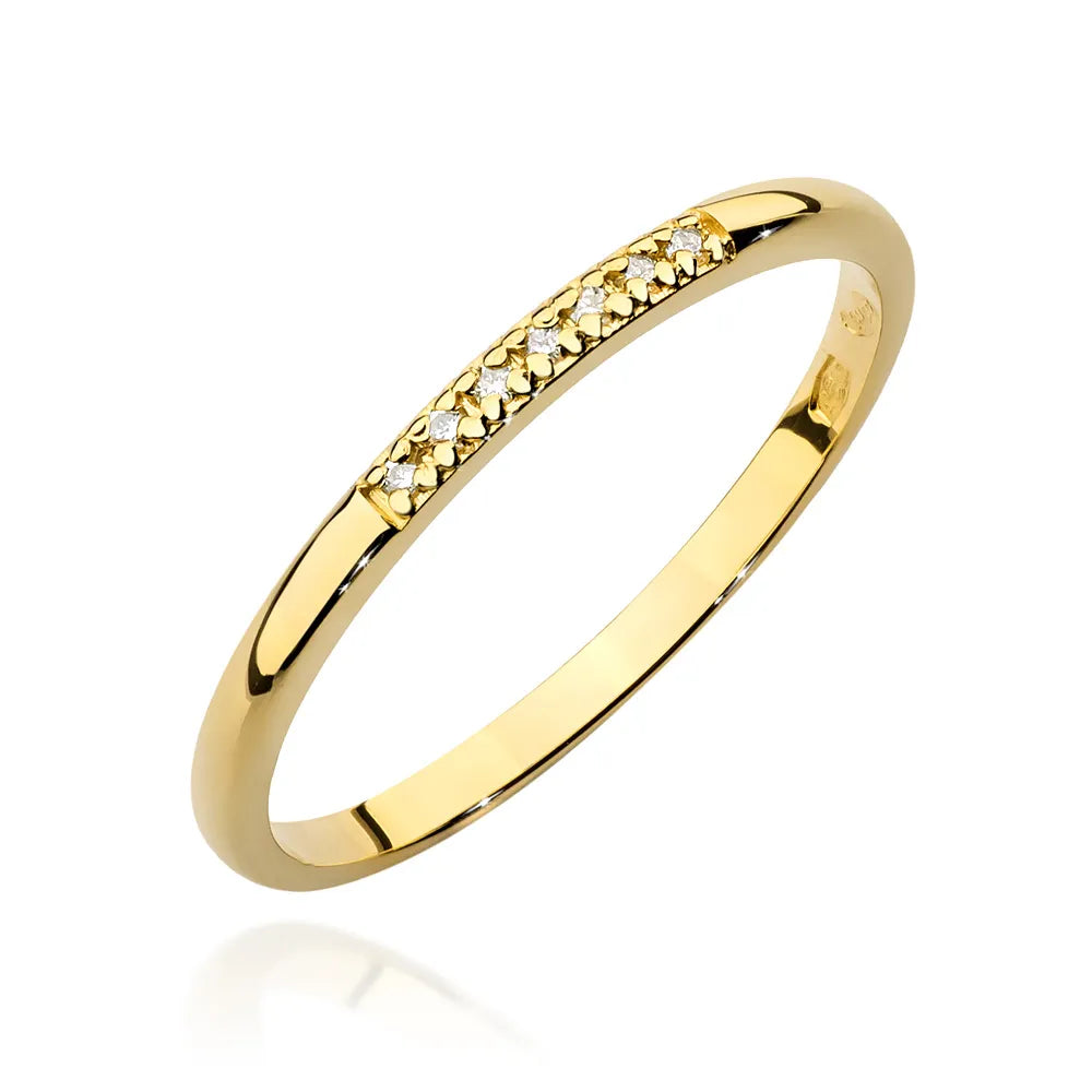 zlatý prsteň s diamantmi 0,035 ct w0607-diw-01