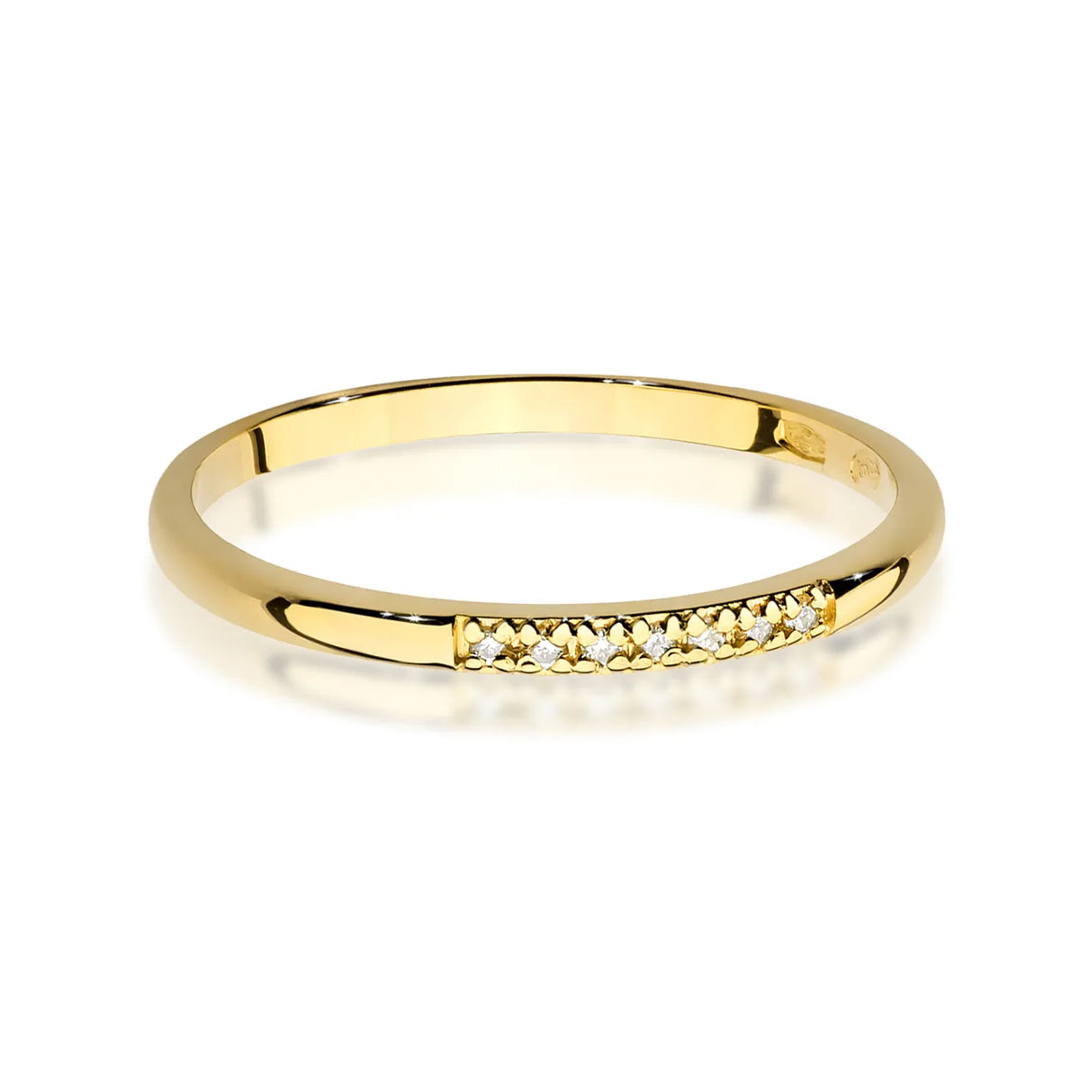 zlatý prsteň s diamantmi 0,035 ct w0607-diw-01