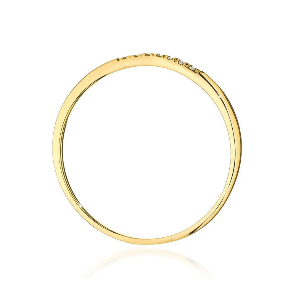 zlatý prsteň s diamantmi 0,035 ct w0607-diw-01