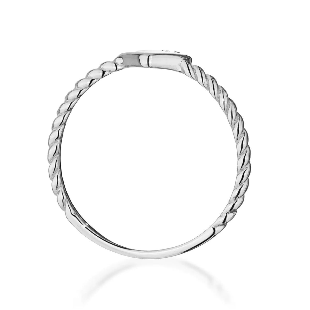 zlatý prsteň s diamantom 0,03 ct w0610-diw-01