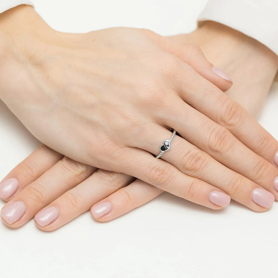 zlatý prsteň s diamantom 0,03 ct w0610-diw-01
