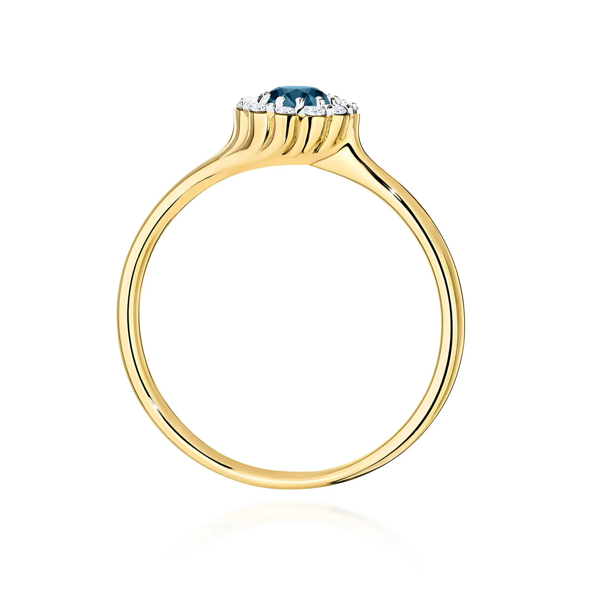 zlatý prsteň s 0,50 ct topásom london blue a 0,103 ct diamantmi w0622-tol-01