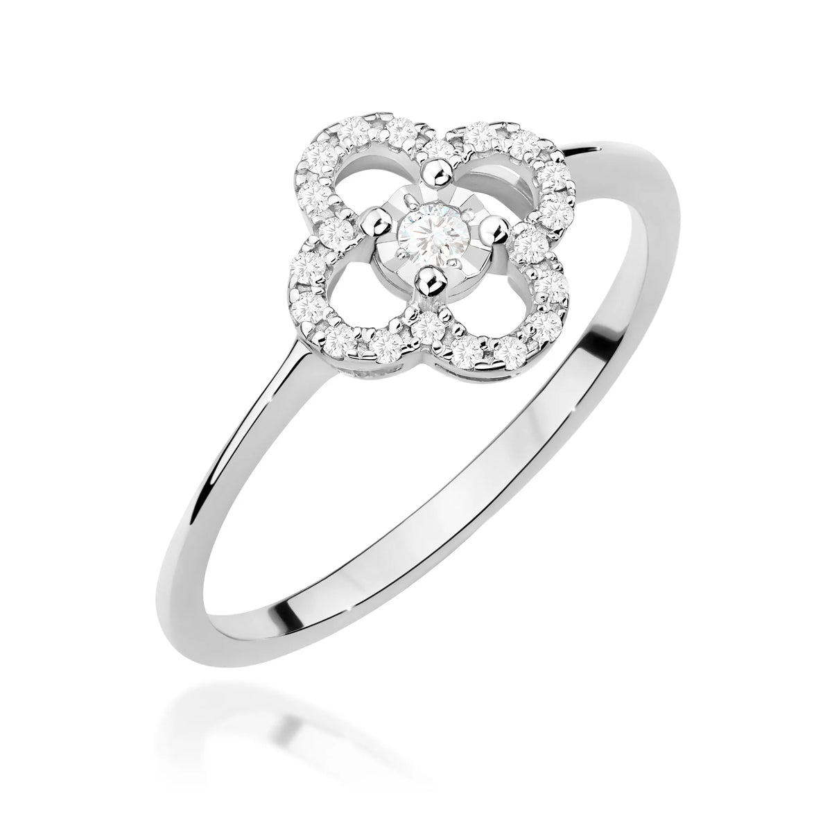 zlatý prsteň s diamantmi 0,03 ct a 0,10 ct w0627-diw-01