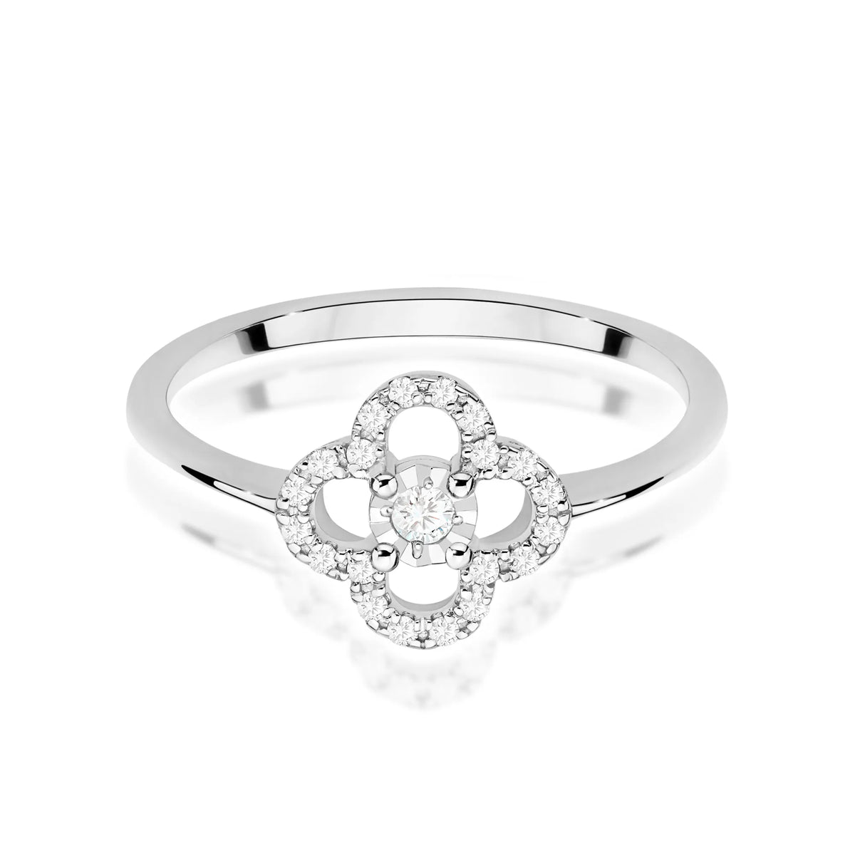zlatý prsteň s diamantmi 0,03 ct a 0,10 ct w0627-diw-01