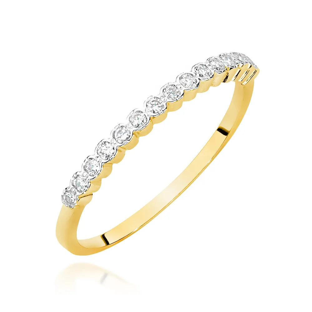 zlatý prsteň s diamantmi 0,075 ct w0635-diw-01